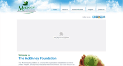 Desktop Screenshot of mckinneyfoundation.org